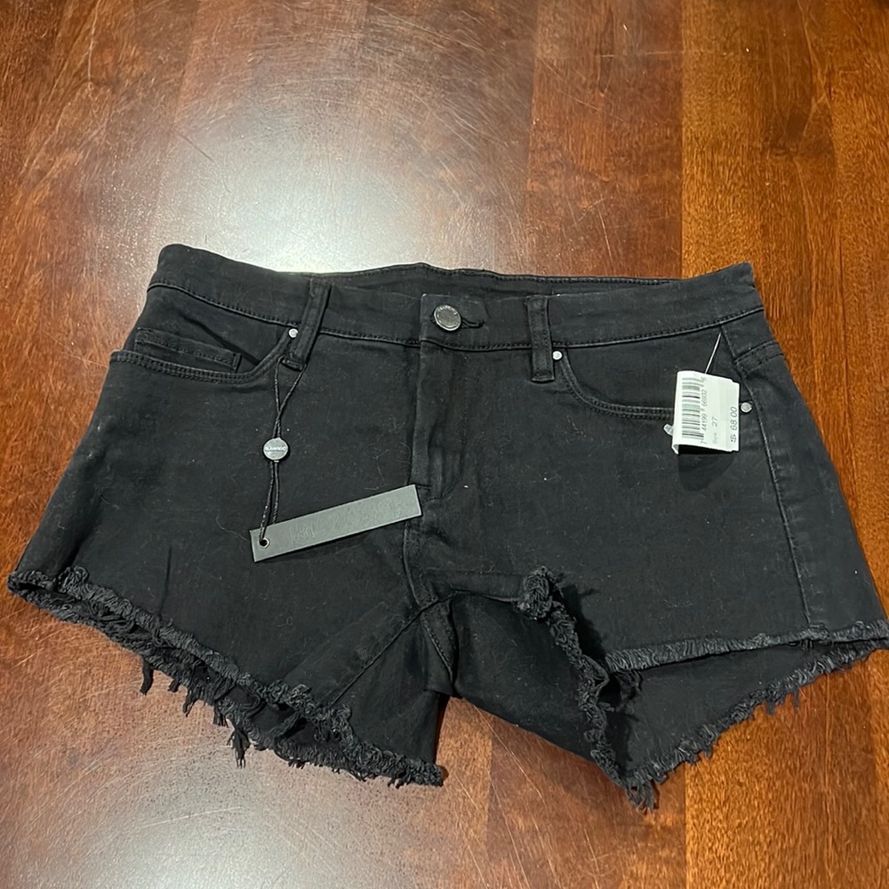 Blank NYC Black Jean Shorts Size 27